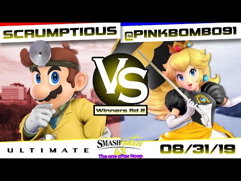 Scrumptious (Doc) vs. @pinkbombo91 (Peach, Ike) - Winners Rd 2 - Smashkatoon 43