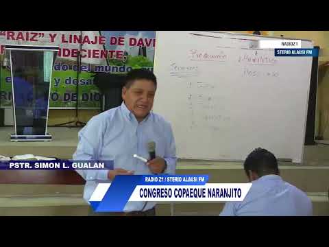 Pst. Simon Gualan A....CONGRESO DE PASTORES, LÍDERES,DE NARANJITO COPAEQUE GUAYAS 3