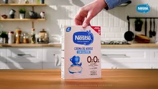 Nestlé Su primera papilla, NESTLÉ Crema de Arroz 0% 0% anuncio