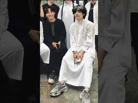 Kim Taehyung Muslim look is so beautiful mashallah 💕❤️🥺#bts #v #youtubeshort