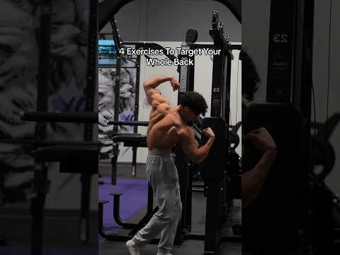 4 Exercises To Target Your Whole Back 🦾