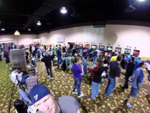 Fred Cochran and Many Other Pinball Players at the Louisville Arcade Expo 2014