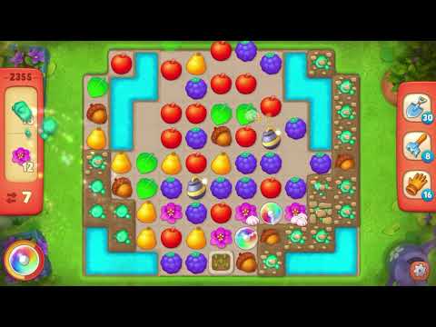 Gardenscapes Level 2355 With No Boosters - Hard Level