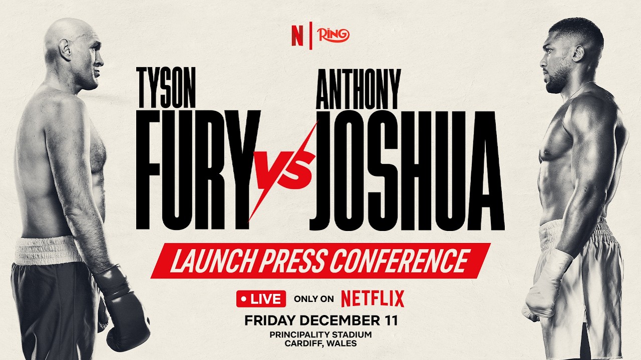 Tyson Fury vs. Anthony Joshua | LIVE on Netflix | Launch Press Conference