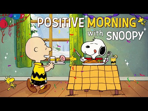 Positive Morning with Snoopy ☀️🎈 | Relaxing Jazz Playlist for a Happy Start to the New Year