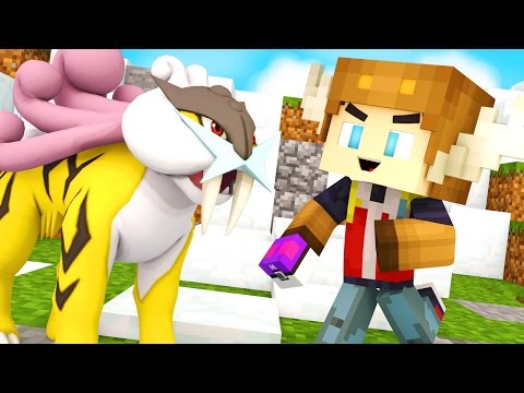 Moose - CATCHING RAIKOU IN POKEMON GO! (Minecraft Roleplay)