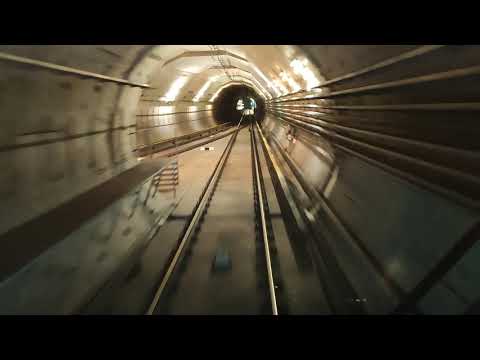 Cab ride Budapest metro line M4