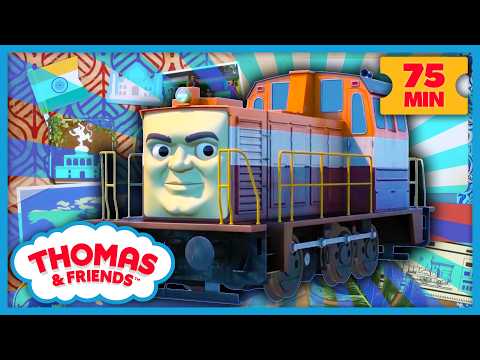 Thomas Makes a Friend All the Way from India! 🇮🇳 | Thomas & Friends | 75 Minutes! - Kids TV Series, Kingdom Kids Zone - Thomas & Friends