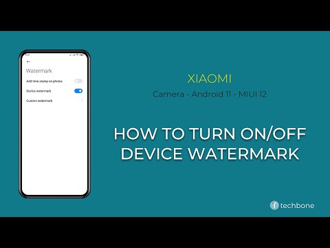 How to Turn On/Off Watermark - Xiaomi Camera [Android 11 - MIUI 12]