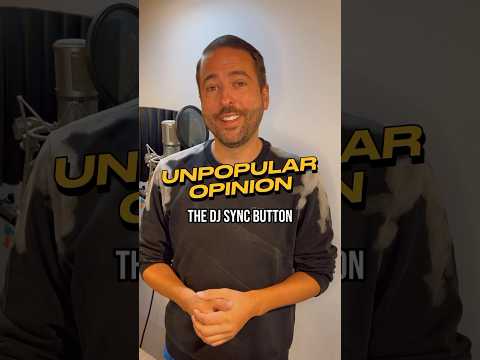 I am so sick and tired of the sync button debate 🤦🏻‍♂️ Thoughts? #unpopularopinion #djlicious