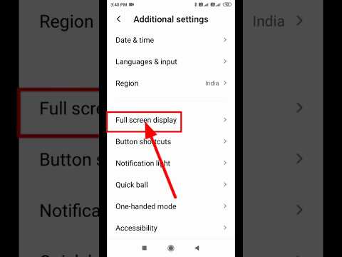 How To Set Full Screen Display😱 #youtube😱 #shorts #videos #viral #trending #impossible😱