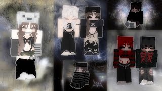 ☆[ emo | goth ] aesthetic minecraft skins | w/ links ☆