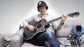 Video thumbnail for Epiphone Dave Navarro Signature Model Acoustic-Electric Guitar - www.guitarcolonel.com by The Guitar Colonel