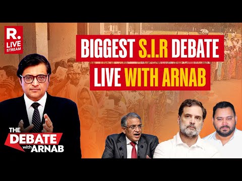 Debate With Arnab LIVE: EC's Nationwide SIR triggers political storm | EC's Big Electoral Shakeup