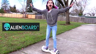 HOVERBOARD AlienBoard Mini Segway Review and Play | RadioJH Audrey