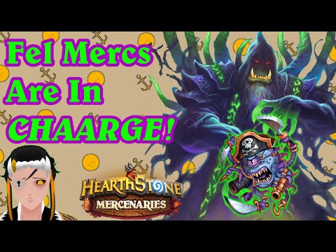 BEHOLD the CHAOS of Gul'dan & Patches! | Fel Mercenaries | Hearthstone Mercenaries PvP Team