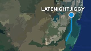 LATENIGHTJIGGY - Let&#39;s Get Away (Visualizer)