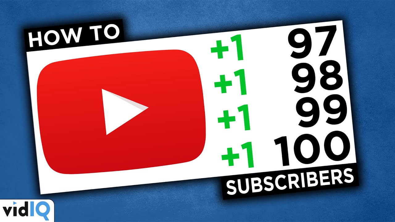 How to Get Your First 100 Subscribers on YouTube in 2020