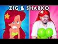 ZIG AND SHARKO WITH ZERO BUDGET Zig Sharko And Marina Funny Cartoon Parodies