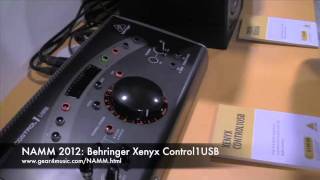 Video thumbnail for NAMM 2012: Behringer Control1USB Monitor Controller by Gear4music Guitars