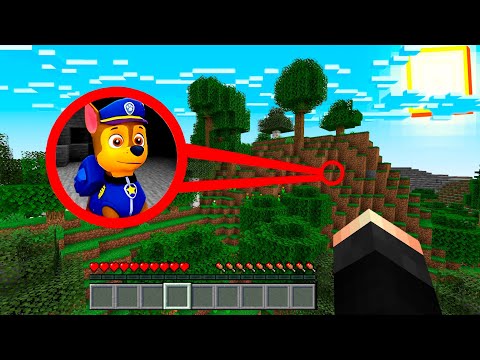 Uncovering Paw Patrol Chase's Secret Base in Minecraft!
