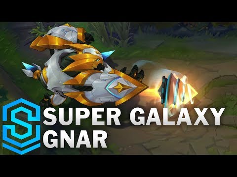 Super Galaxy Gnar Skin Spotlight - Pre-Release - League of Legends
