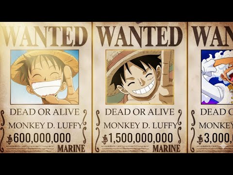 Every Straw Hat Bounty Evolution Explained