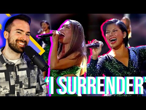 Katrina Velarde and Jessica Villarubin's Astonishing take on ‘I Surrender’ VOCAL COACH REACTS