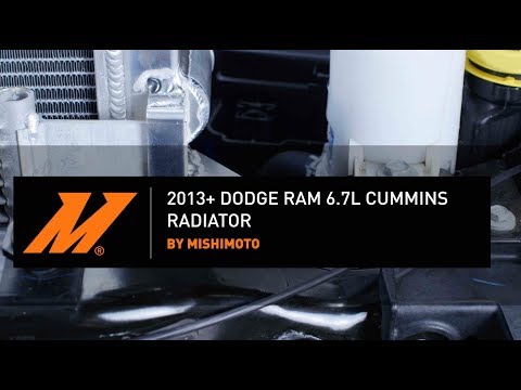 2013+ Dodge 6.7 Cummins Performance Aluminum Radiator Installation Guide by Mishimoto