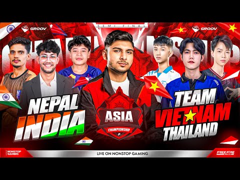 ASIA CHAMPIONSHIP INT SEMI FINAL DAY-3 🔥🥶 || NG, S8UL, UG 🇮🇳 vs WAG, CPX 🇻🇳, AVD 🇹🇭 #nonstopgaming