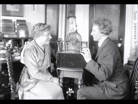 Percy Grainger Rehearsal in the basement of Steinway Hall, NY. circa 1951 plays Gershwin duo piano