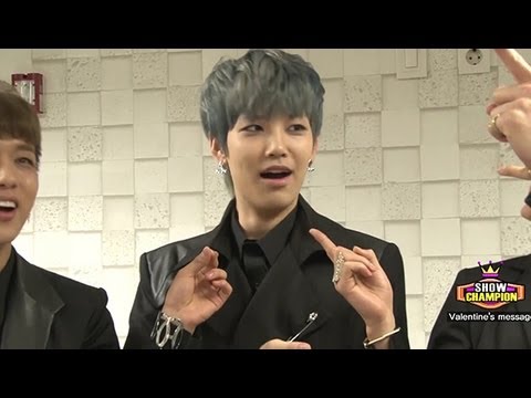 Show Champion BackStage - Valentine's message, 쇼챔 백스테이지 - 발렌타인데이 메세지