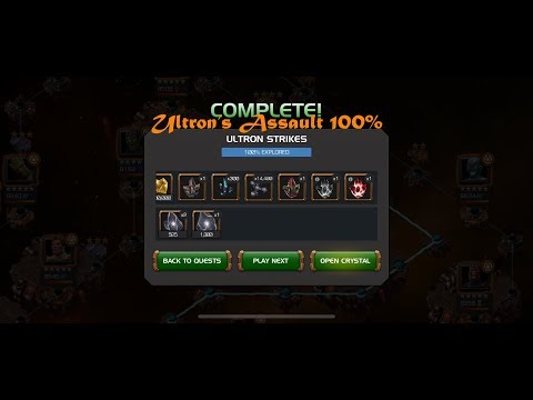 Ultron's Assault 100% Completion! Rewards opening