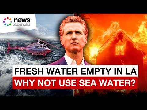 Why aren't firefighters using seawater to put out the California fires?