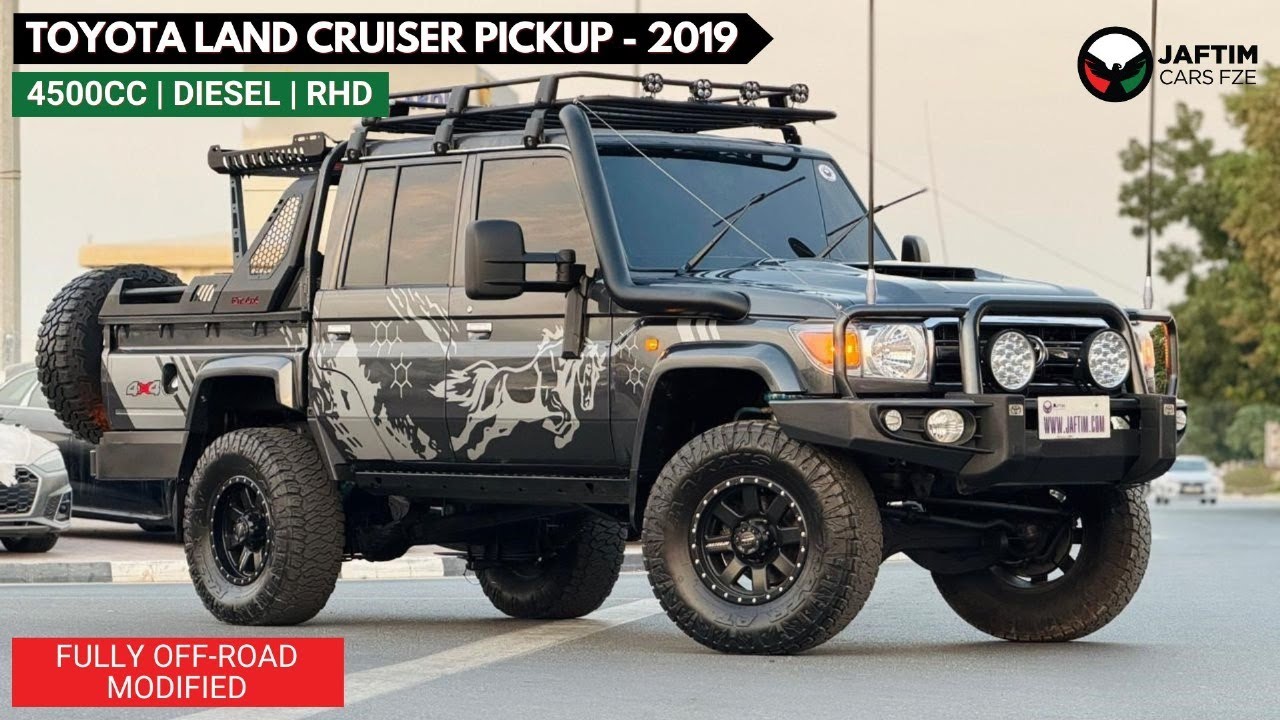 Toyota Land Cruiser Pick Up OFF ROAD MODIFIED DOUBLE CABIN PICKUP | 2019 | 4.5L DIESEL ENGINE | 4WD | MANUAL TRANSMISSION | RHD video