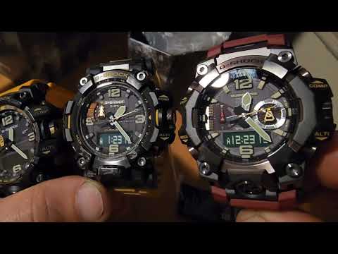 THE NEW CASIO G-SHOCK GWGB1000 GWG2000 & GWG1000 MUDMASTER WATCH COLLECTION FULL DETAILED COMPARISON