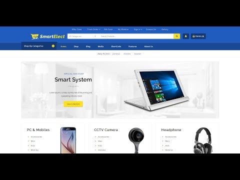 SmartElect Woocommerce : Quick Theme Installation (WCM020050)