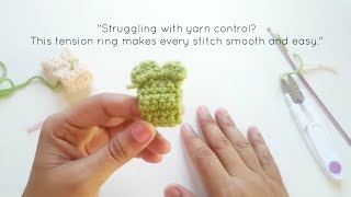 CROCHET TENSION RING || beginner's guide to start crochet
