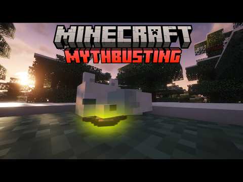 I Tested OVER 20 Minecraft Myths - Minecraft Mythbusting