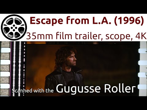 Escape from L.A. (1996) Trailer 35mm film, scope 4K