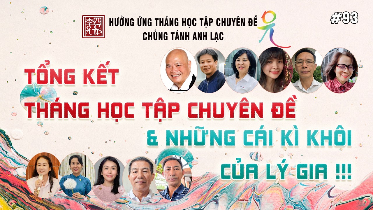 Tổng Kết Tháng Học Tập Chuyên Đề !!!