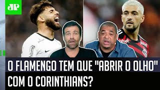 ‘Isso é sim motivo pro Flamengo se preocupar porque…’; veja debate sobre jogão contra o Corinthians