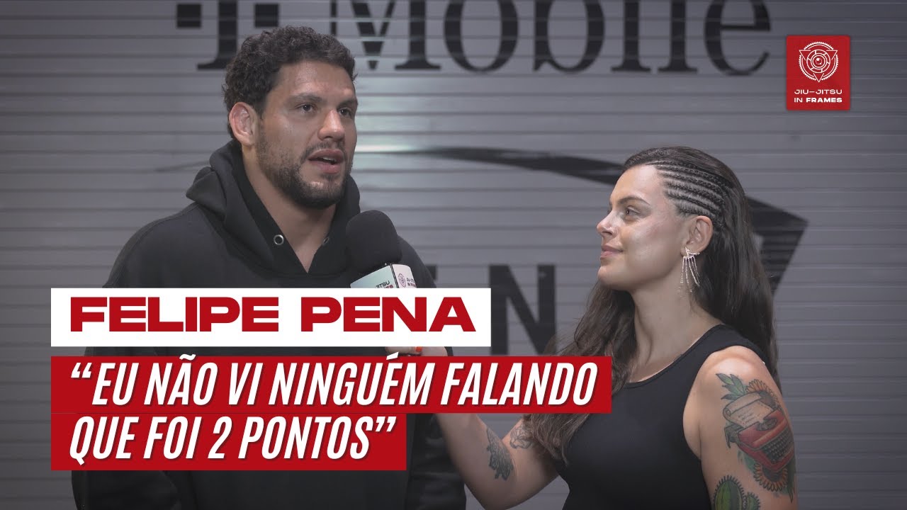 EXCLUSIVO: Felipe Pena conquista mais um título do ADCC e fala sobre polêmica contra Gordon Ryan