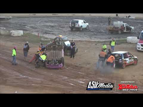 Junior Sedans: Abby Smith Rollover - Carina Speedway