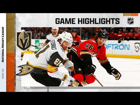 Golden Knights @ Ducks 3/4 | NHL Highlights 2022