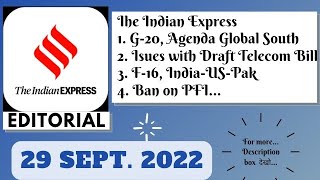 29th September 2022 | Gargi Classes The Indian Express Editorials & Idea Analysis | By R.K. Lata