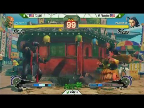 NEC16 - USF4 - Losers Final - TS Sabin (Dhalsim) vs YP Filipinoman (Rose)