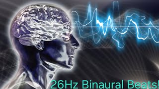 Binaural Beat 26Hz (Pure Tone)!