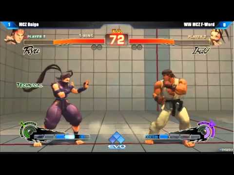 EVO2013 SSF4AE MCZ Daigo vs WW MCZ F-Word