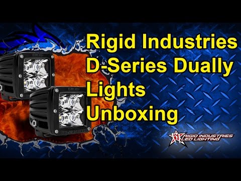 Rigid Industries D-Series Dually LED Lights Unboxing